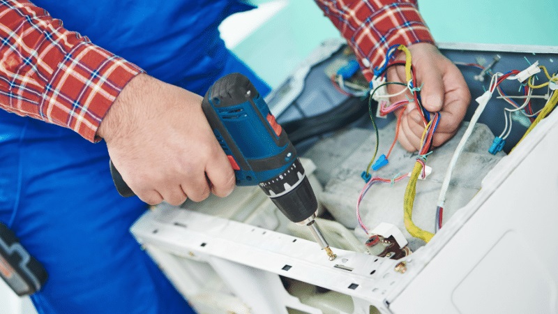 Dilovası Grundig Grundig çamaşır makinesi kart tamiri – Su almama arızası orijinal parça ile giderildi. - Teknik servis örneği
